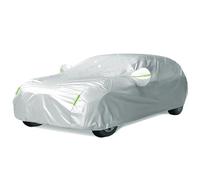 BEXITA Car Cover Waterproof Outdoor Heavy Duty Full Exterior Covers with Cotton Lining Sliver UV Protection Winter Car Windsheld Snow Cover for Wagon; Size XL: Max510cm/201in