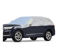 BEXITA Half Car Cover Outdoor Waterproof Thickened Fabric with Cotton Lined Car Windshield Sunshade Cover for SUV Wagon (Car Length Up To 520 cm)