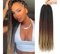 BEXIUKAKA Crochet Box Braids Proposed Goddess, Box Braid Hair, 7 Packs, Box of 3 Braids (24 inch), 1B/30/27