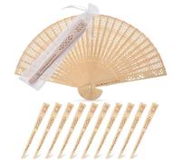 BEXOA 1Pcs Personalised Folding Fan Custom Engraved Wooden Folding Hand Fan Party Wedding Gifts for Guests Bride Wedding Fans Decorations (1)