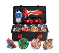 Beyblade Burst Evolution Arena Starter with Grip Launcher - 12-Piece Battle Set (3 Launchers, 12 Gyros)