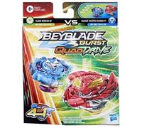 Beyblade Burst QuadDrive Gilded Nemesis N7 & Salvage Valtryek Rashad V7 Spinning Top Twin Pack