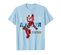 Beyblade Burst QUADDRIVE Ilya T-Shirt, Men, Baby Blue, Small