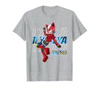 Beyblade Burst QUADDRIVE Ilya T-Shirt, Men, Heather Grey, XX-Large