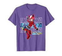 Beyblade Burst QUADDRIVE Ilya T-Shirt, Men, Purple Heather, X-Large
