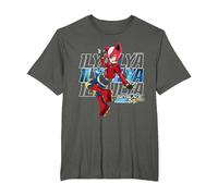Beyblade Burst QUADDRIVE Ilya T-Shirt, Men's Big and Tall, Asphalt Grey, 2X Tall