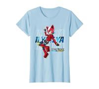 Beyblade Burst QUADDRIVE Ilya T-Shirt, Women, Baby Blue, X-Large