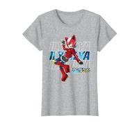 Beyblade Burst QUADDRIVE Ilya T-Shirt, Women, Heather Grey, X-Small