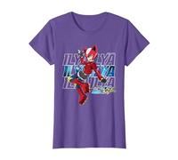 Beyblade Burst QUADDRIVE Ilya T-Shirt, Women, Purple Heather, X-Small
