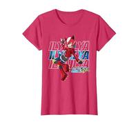 Beyblade Burst QUADDRIVE Ilya T-Shirt, Women, Red Heather, Small