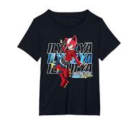 Beyblade Burst QUADDRIVE Ilya T-Shirt, Women's Plus, Black, 5X