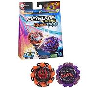 Beyblade Burst QuadStrike Dual Pack Age 8+, Ambush Nyddhog N8 & Chain Poseidon P8 Competition Spinning Top