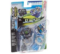 BEYBLADE Burst Turbo Slingshock Dual Pack Dullahan D4 and Dark-X Nepstrius N4 - 2 Right-Spin Battling Tops Age 8+ E4749
