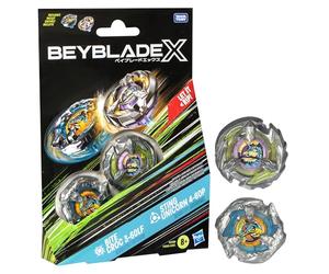 Beyblade X Bite Croc 3-60LF and Sting Unicorn 4-60P Top Dual Pack Set, Includes 2 Right-Spin Tops, Spinning Bey Toys for 8+ Year Old Kids, Attack & Balance