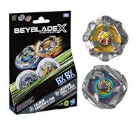 Beyblade X Calibur Samurai 6-70M BX & Obsidian Shell 3-85S BX Takara Tomy Dual Pack Set with 2 Right-Spinning Tops, Battling Tops Game Toys, Ages 8+