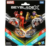 Beyblade X Marvel Collab Iron Man 4-80B vs. Thanos 4-60B Multipack Set