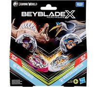 Beyblade X Jurassic World Collab Spinosaurus vs Quetzalcoatlus Multipack Set