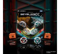 Beyblade X Jurassic World Collab T. Rex vs Mosasaurus Multipack Set