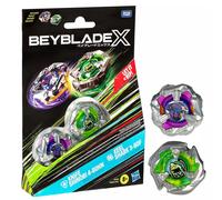 Beyblade X Knife Shinobi 4-80HN and Keel Shark 3-80F Dual Pack Set