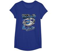 Beyblade X Pro Blader Jaxon Let It Rip T-Shirt, Girls, Royal Blue, Medium