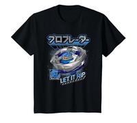 Beyblade X Pro Blader Jaxon Let It Rip T-Shirt, Youth, Black, Large