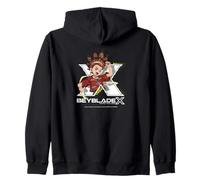 Beyblade X Robin Kazami Logo Zip Hoodie