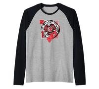 Beyblade X Robin Kazami Scythe Incendio Raglan Baseball Tee