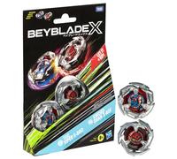 Beyblade X Tail Viper 5-80O and Sword Dran 3-60F Top Dual Pack Set, Includes 2 Right-Spin Tops, Spinning Toys for 8+ Year Old Boys and Girls, Action-