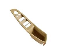 BEYEPZNZCK Car Interior Door Handle Cover Button Switch for BMW 5 Series F10/F11/F18 Frame Storage Door Inner Handle & Window, Left Front Door Interior Panel, Driver's Seat( Beige-Panel)