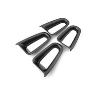 BEYEPZNZCK Car Interior Door Handle Cover Carbon Fiber Look Door Handle Cover & Frame Decoration Trim for Benz for W177 C118 CLA A Class Car Interior( Door Handle Frame)