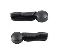 BEYEPZNZCK Car Interior Door Handle Cover Rear Passenger Seat Release & Adjuster Handle for GL Class X164 (1649201264, 1649201164)( Black Left and Right)