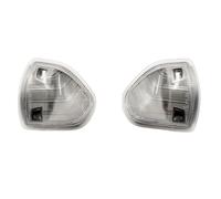 BEYEPZNZCK Car Turn Signal Light Front Mirror Indicator Light Compatible with Dodge For 1500 2500 3500 Clear Lens Amber LED