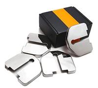 BEYEPZNZCK Exterior Door Handle 4 Pcs Car Door Lock Cover for Volvo S40/S60/S80/S90/XC40/XC60/XC90/C30/C70/V40/V60/V90 Stainless Steel Protective Decoration Accessories