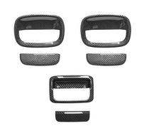 BEYEPZNZCK Exterior Door Handle Car ABS Carbon Fiber Exterior Door Handle Cover Decoration for Suzuki for Jimny 2019-2021 JB64 JB74