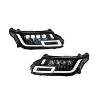 BEYEPZNZCK Front Lights For Land For Rover For Range For Rover For Sport L494 2014-2017 Dynamic Turning Headlight Assembly with DRL(Right Hand Drive,4 Lens 2pcs)