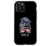 Beyer AZ Messy Hair Bun Ribbon Sunglasses Design Case for iPhone 11 Pro