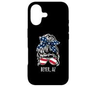 Beyer AZ Messy Hair Bun Ribbon Sunglasses Design Case for iPhone 17