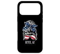 Beyer AZ Messy Hair Bun Ribbon Sunglasses Design Case for iPhone 17 Pro Max