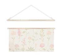 Beyeutao Wooden Tapestry Hanger Adjustable Tapestry Hanging Rod 2 Packs 120-150CM Tapestries Hanging Poles Tapestries Hanger Telescopic Rods for Walls