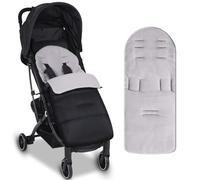 BEYGIH Baby Pram Footmuffs, Footmuff for Pushchair Universal - Cosy Toes, Waterproof and Windproof Pram Liner Footmuff, Soft & Comfortable Warm Grey Thick Cotton Pad Toddler Foot Muff Fit All Stroller