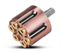 beyisi Rear Fender Seat Bolt Screw for Harley Dyna Sportster Softail Road Glide Street Touring King CVO Electra Iron 883 Bob 1996-2023 Thread 1/4"-20 Seat Nut Revolver (Bronze)
