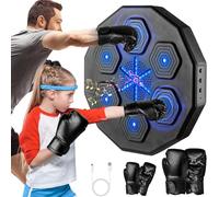 Beyn 2025 New Music Boxing Machine, Upgraded 2.0 Smart Bluetooth Music Boxing Parent-Child Games, Wall-Mounted Exercise Equipment for Home Exercise