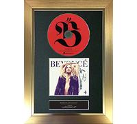 BEYONCE 4 Signed Autograph Mounted Cd Album Cover Record Reproduction PRINT A4 Rare Perfect Birthday (297 x 210mm) #1 (Gold Frame)