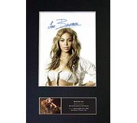 BEYONCE No2 Top Quality Signed Autograph Mounted Photo Reproduction PRINT A4 Rare Perfect Birthday Christmas Present (297 x 210mm) #440 (Not Framed)