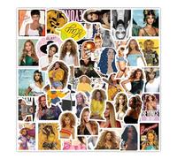 Beyonce Stickers Waterproof Stickers, Pop Singer Decal, Scrapbook Stickers, Cute Aesthetic Trendy Music Stickers for Water Bottles Book Laptop Guitar Skateboard Suitcase