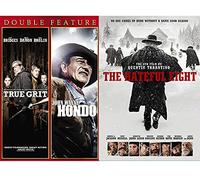 Beyond 8 Western Movie Hateful Eight DVD Quentin Tarantino + True Grit & Hondo Outlaw pack