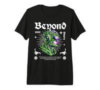 Beyond Binary Sci Fi Cyberpunk Futuristic Android Premium T-Shirt