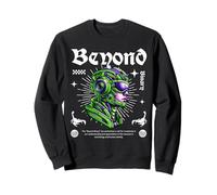Beyond Binary Sci Fi Cyberpunk Futuristic Android Sweatshirt