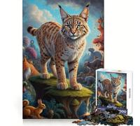 Beyond Bobcat Reality 1000 Piece Adult Puzzles Focus Training Casual Relaxation Fine Edges Unique Xmas Gift (38x26cm)