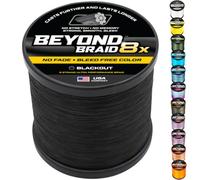 Beyond Braid Braided Fishing Line - Blackout 8X - No Fade/2000Yards/20LB